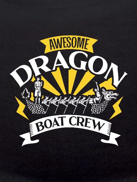 Fantastische Drachenboot Crew