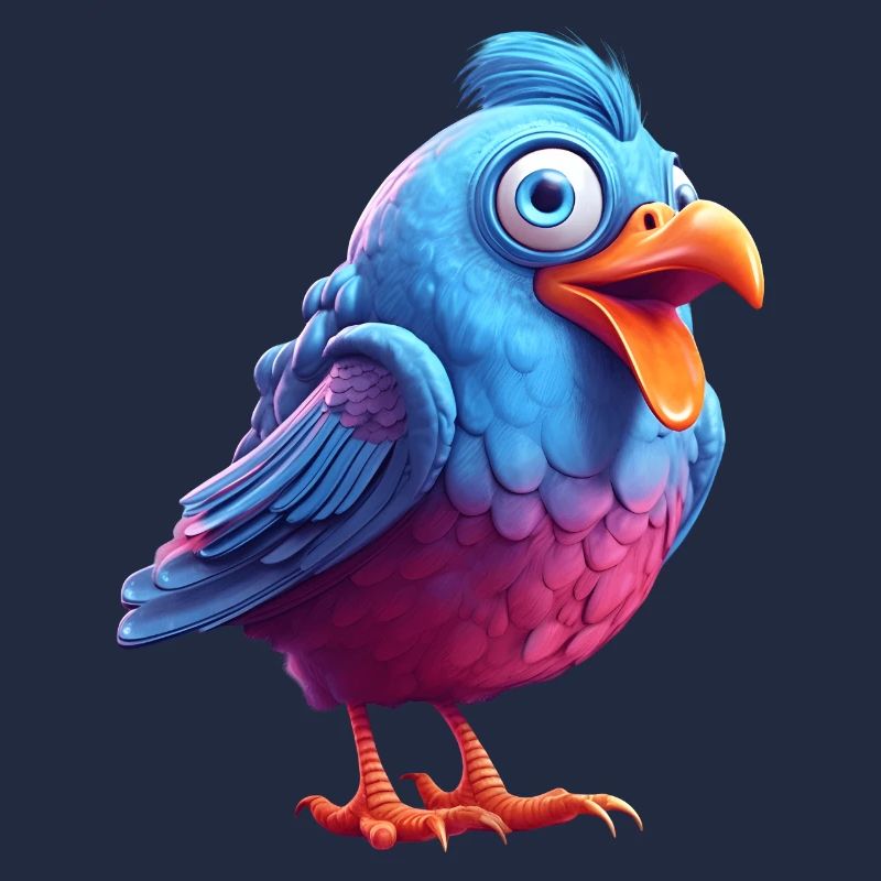 Charming feathered companion