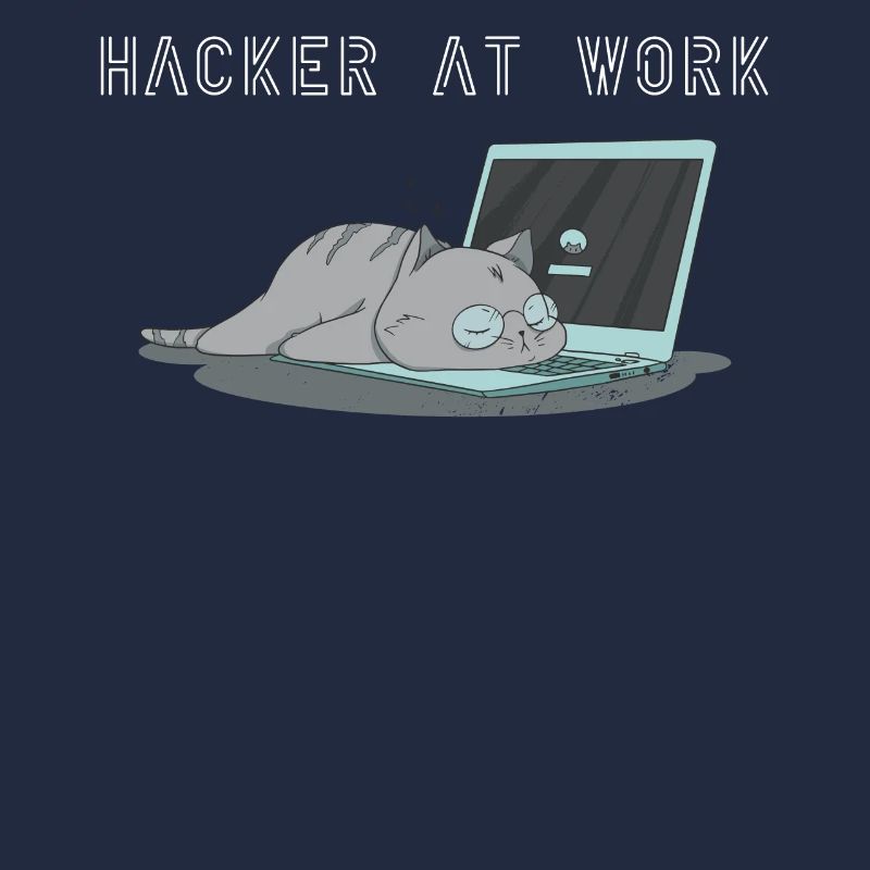 Hacker at work