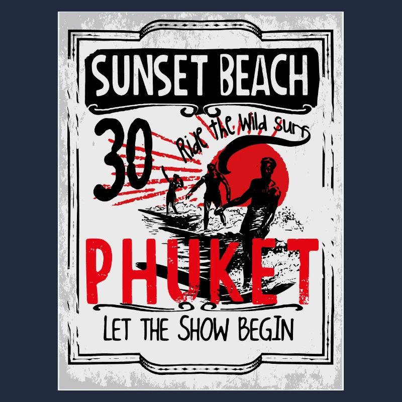 Conception de t-shirt de plage