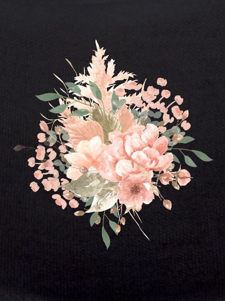 Floral boho style