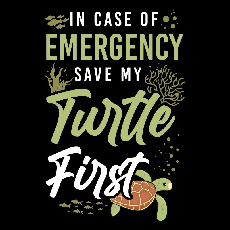 Tortue de mer en cas de
