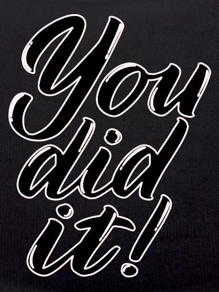 T-shirt with slogan