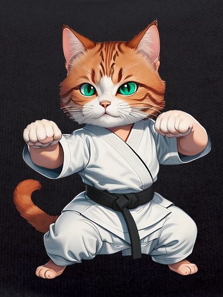 Karate Cat - Kung-Fu Cat