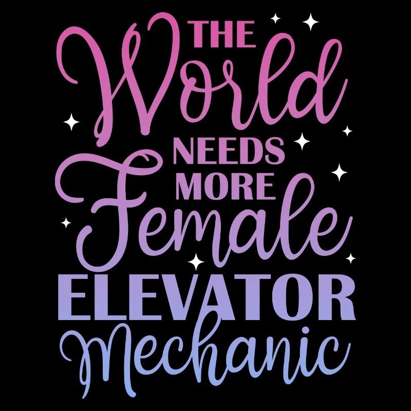 The world needs more female elevator mechanic