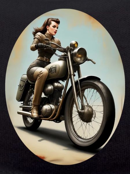 Motorcycle bride
