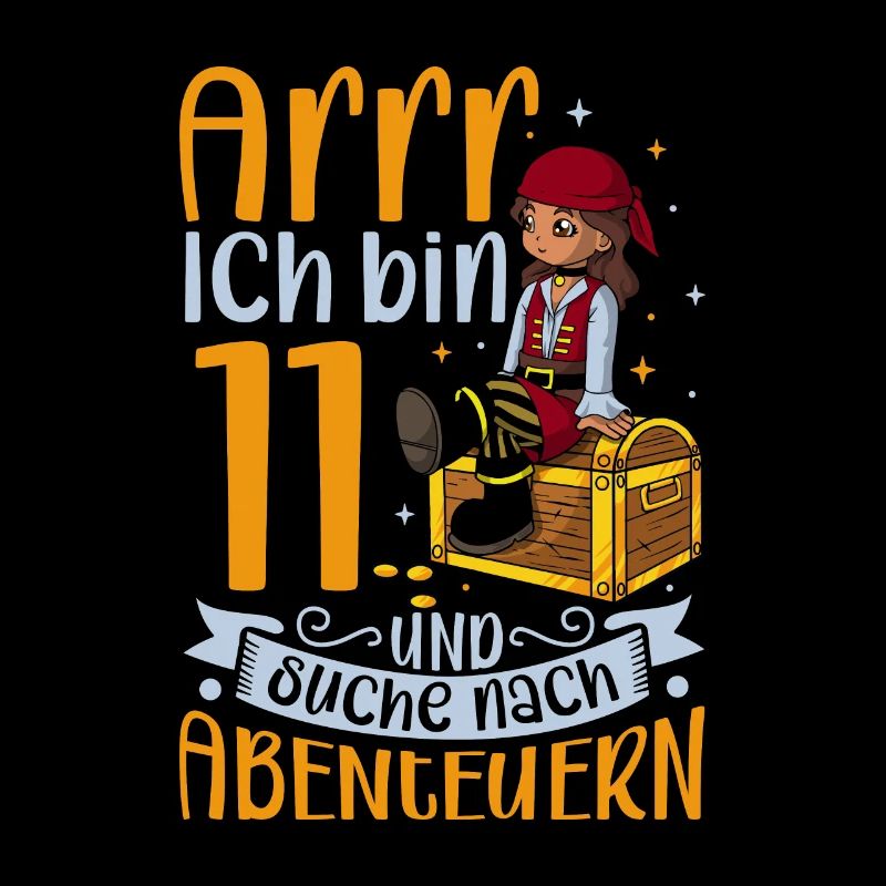 Ich bin 11 - Mädchen Pirat