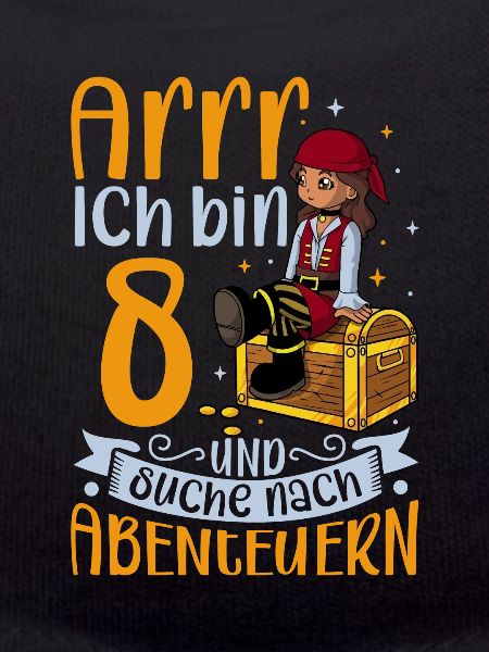 Ich bin 8 - Mädchen Pirat