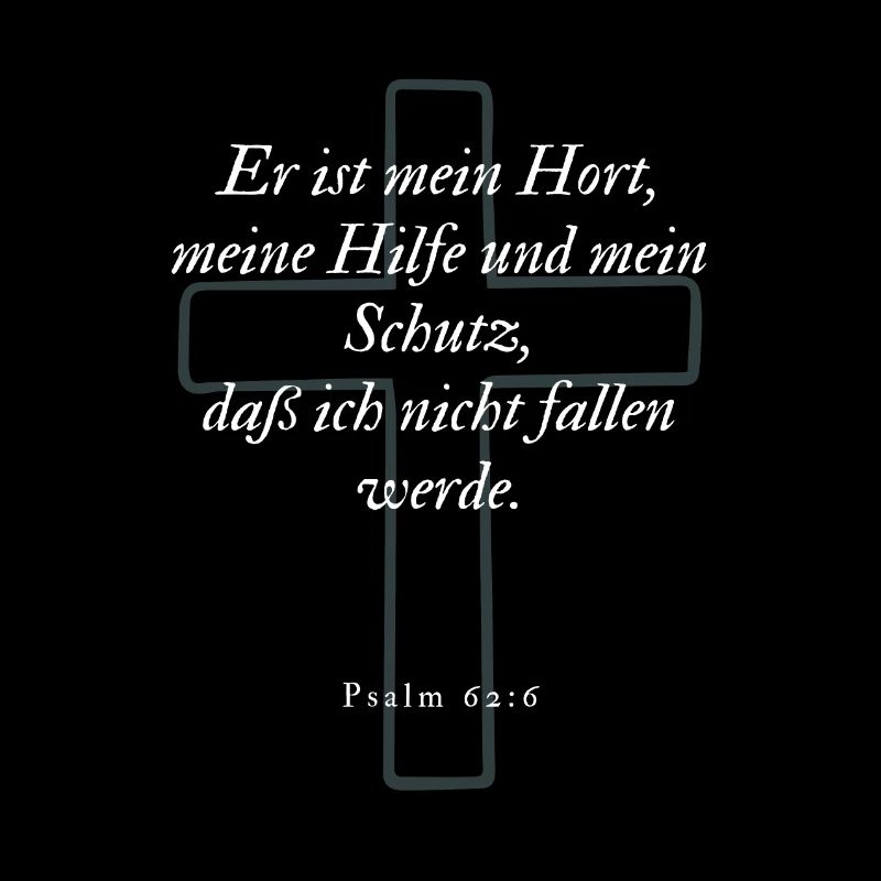 Bibelvers - Psalm 62,6
