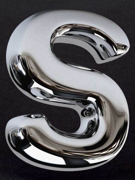 Chrome Letter S