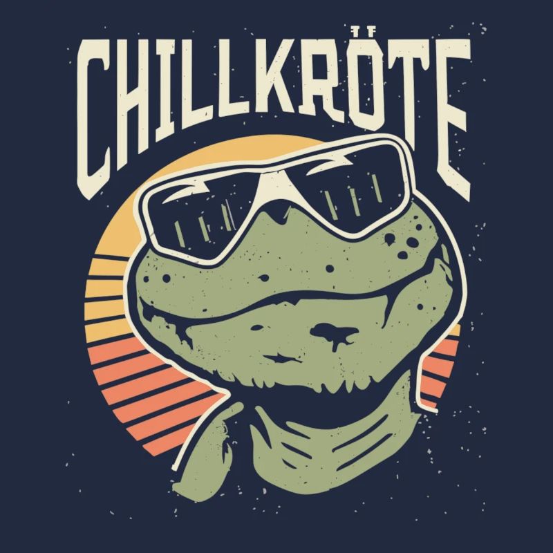 Relaxed turtles Chill toad