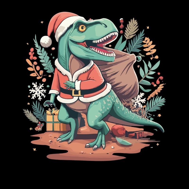Dinosaure Trex Noël