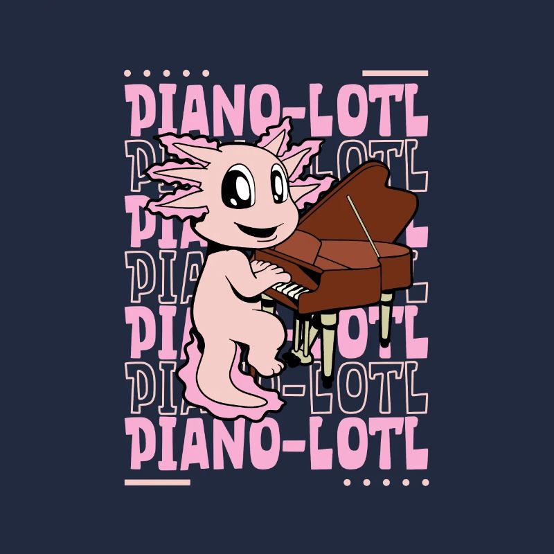 Pianolotl - Axolotl am Klavier