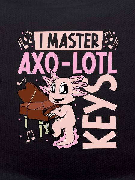 Axolotl on piano