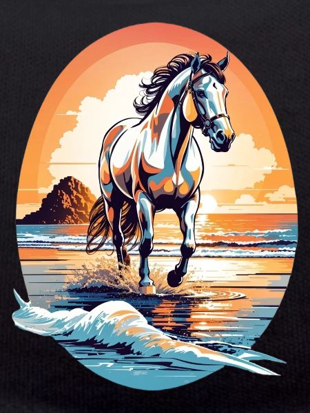 Pferd am Strand