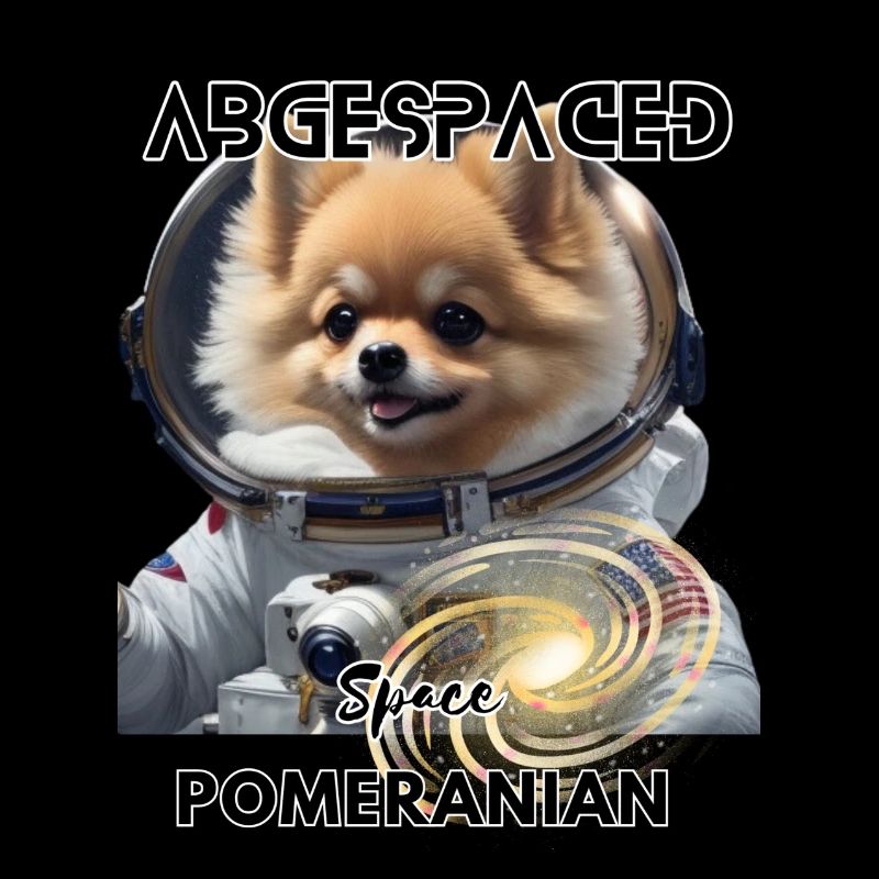 Space Pomeranian - Zwergspitz Astronaut