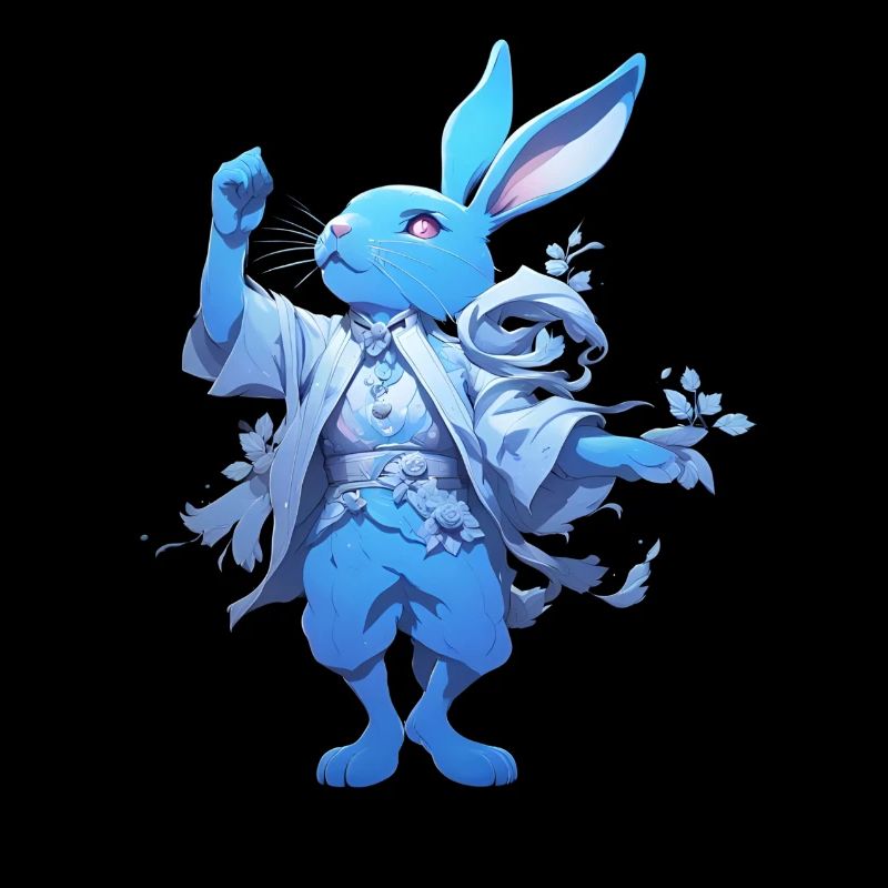 CONIGLI0 BLEU CLAIR