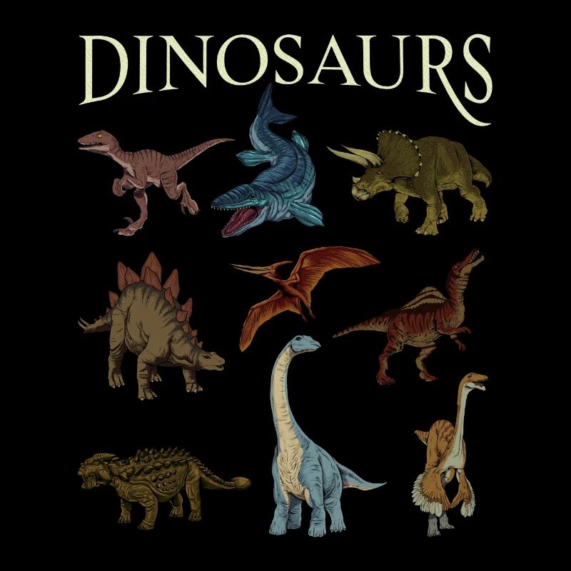 Verschiedene Dinosaurier