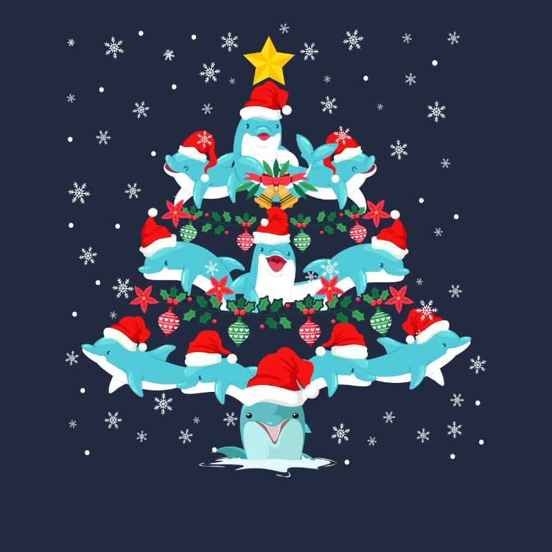 Dolphin Christmas Tree