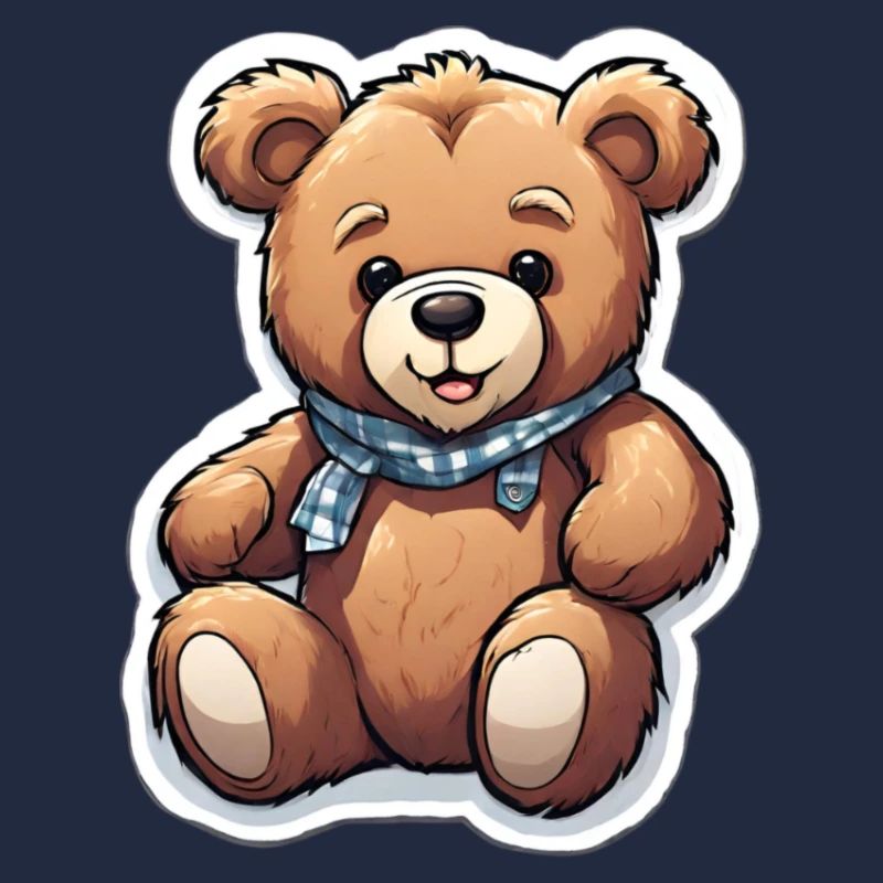 Kuscheliger Teddy mit Halstuch
