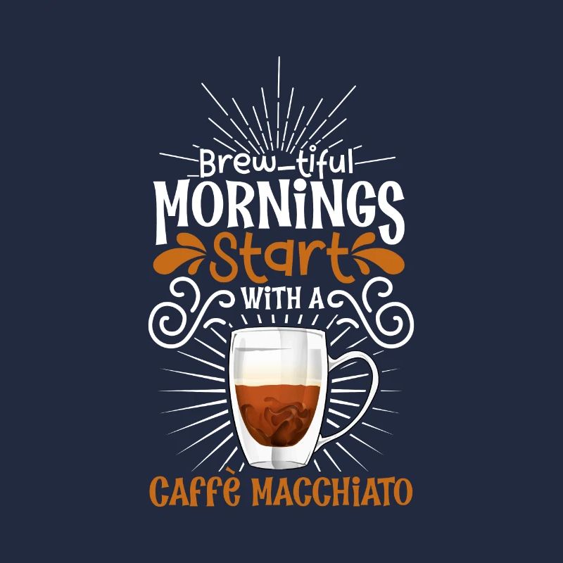 Good morning with caffè macchiato