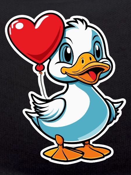 Duck Heart - Valentine's Day