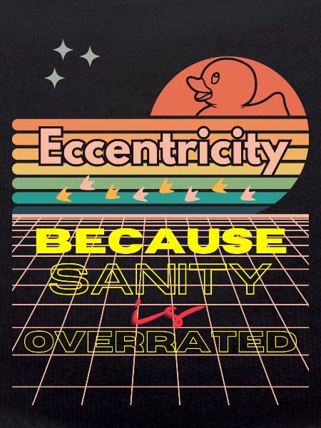 Eccentricity Neon Retro Print