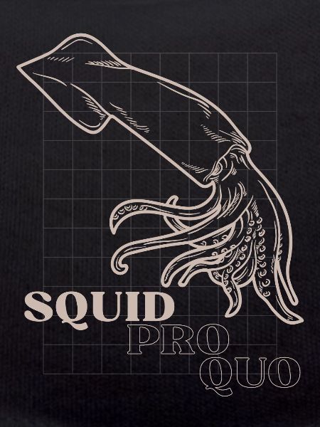 Squid Pro Quo Line Art-Raster