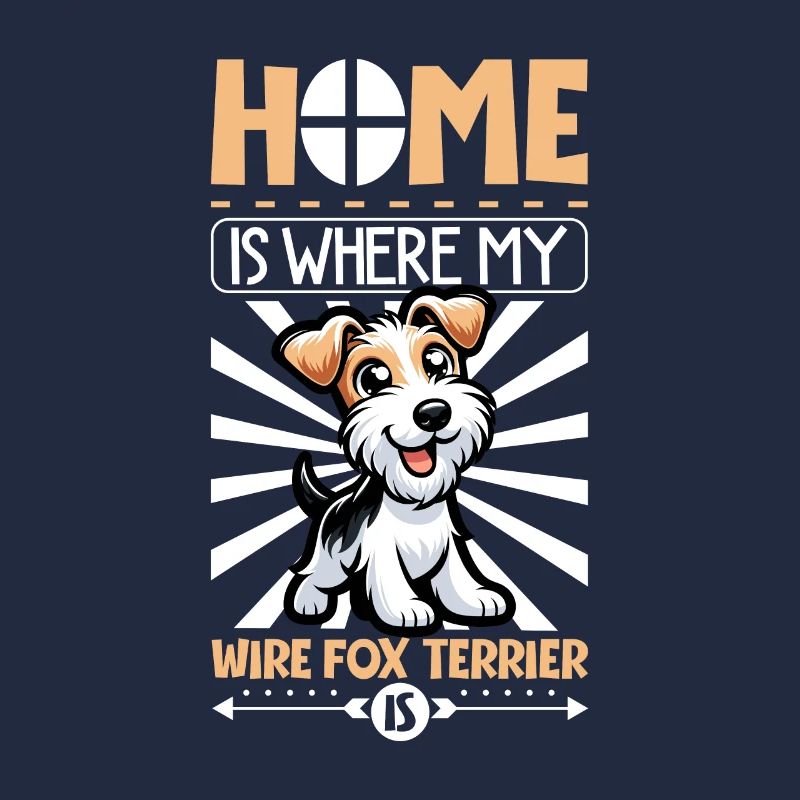 Zuhause - Drahthaar-Foxterrier