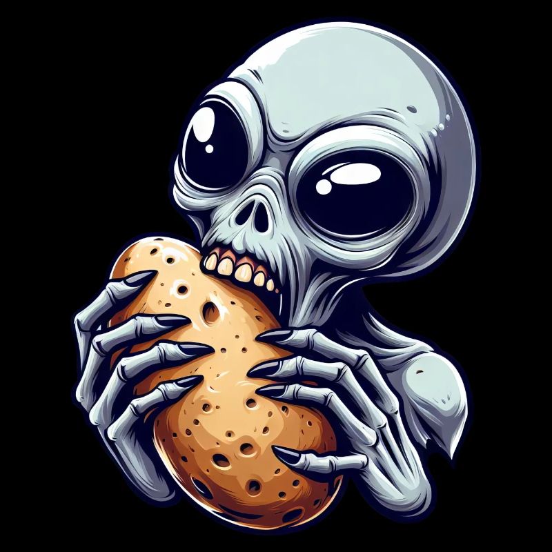 Alien Pomme de terre Alien Science Ficti