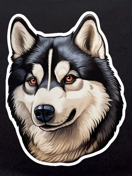 Siberian Husky Head
