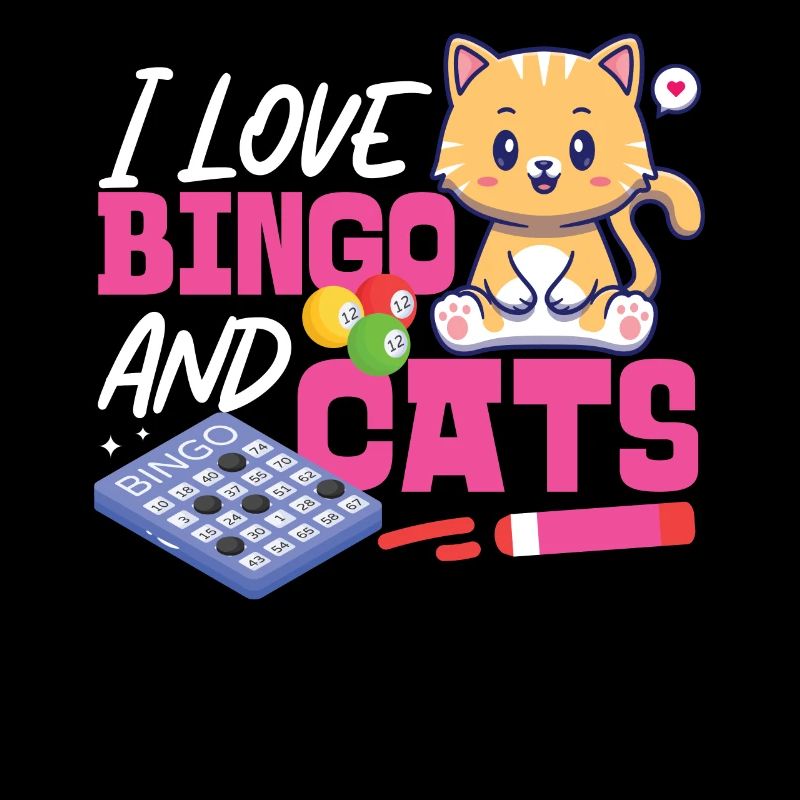 Bingo Player Cat I Love Bingo And