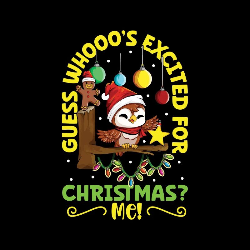 Devinez qui est excité pour Noël - Eule