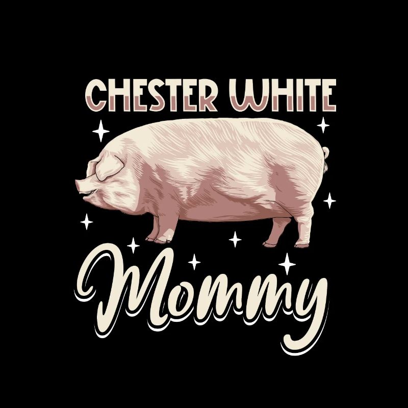Maman cochon blanc Chester