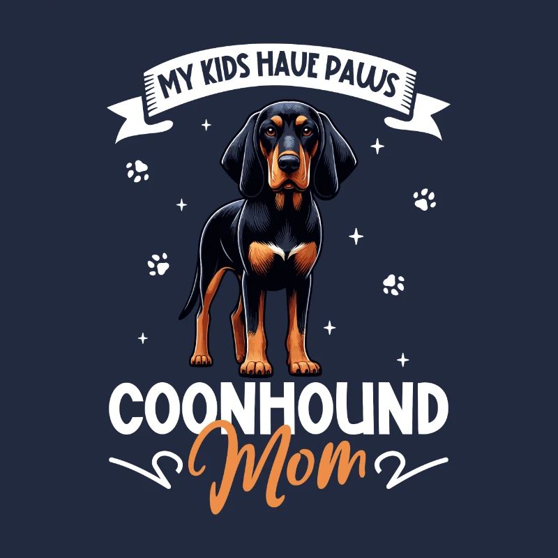 Maman Coonhound noir et beige