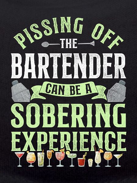 Bartender Mixologist Pissing Off