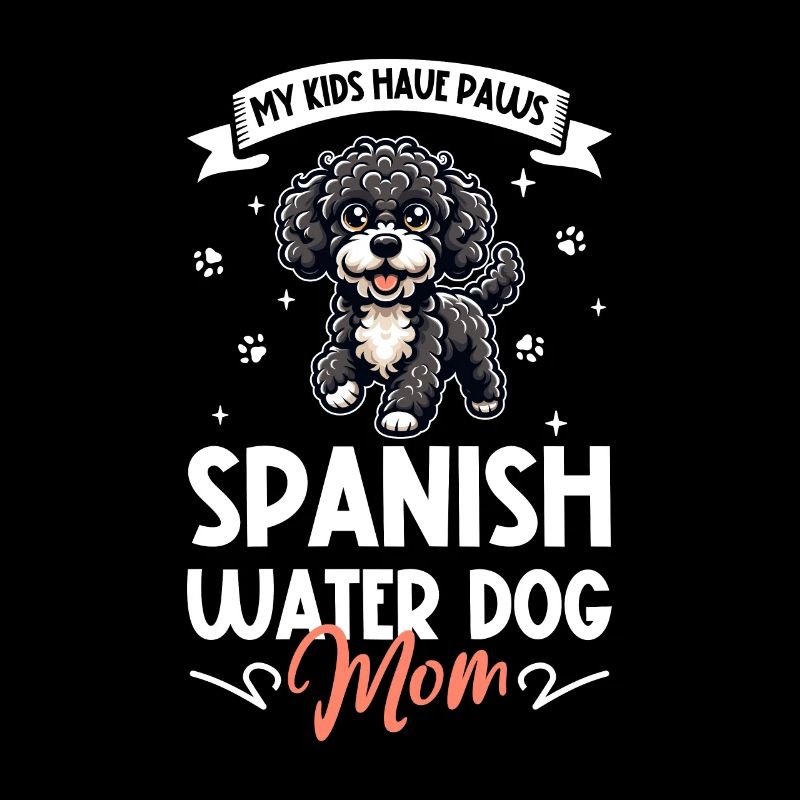 Spanischer Wasserhund Mama
