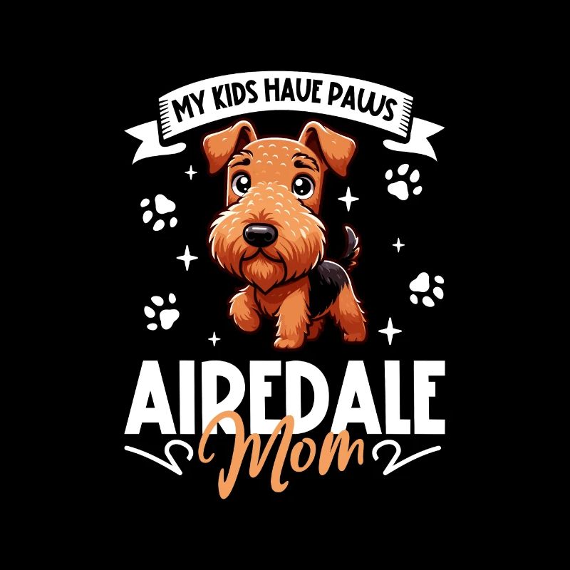 Airedale Terrier Mom