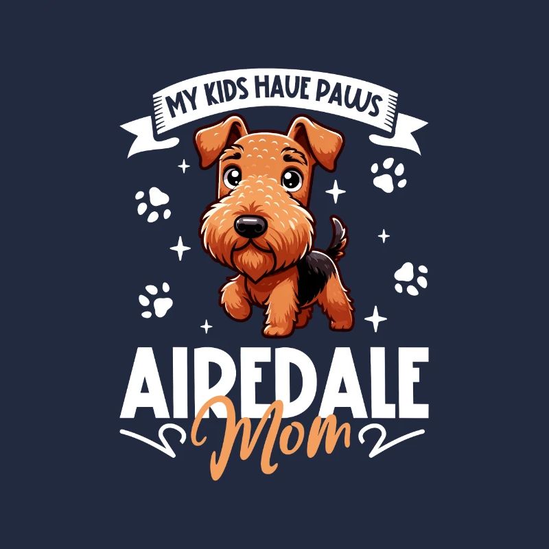 Airedale Terrier Mom