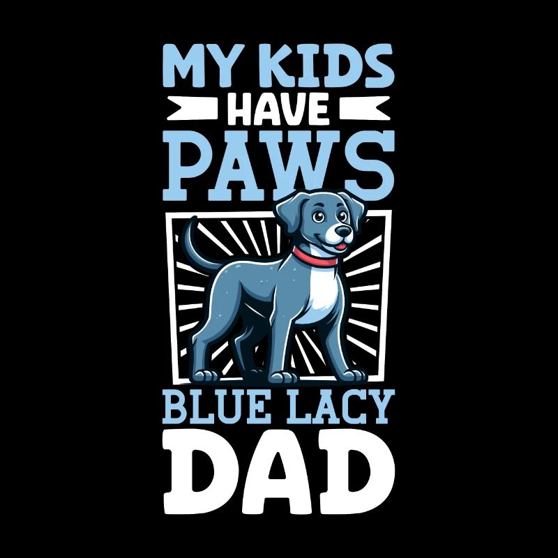 Bleu dentelle papa