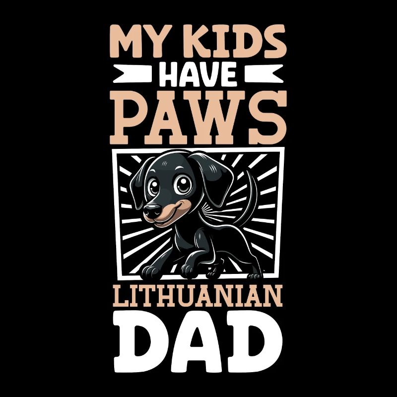 Papa lévrier lituanien