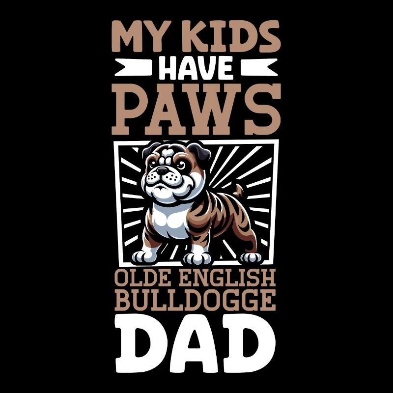 Papa bouledogue anglais
