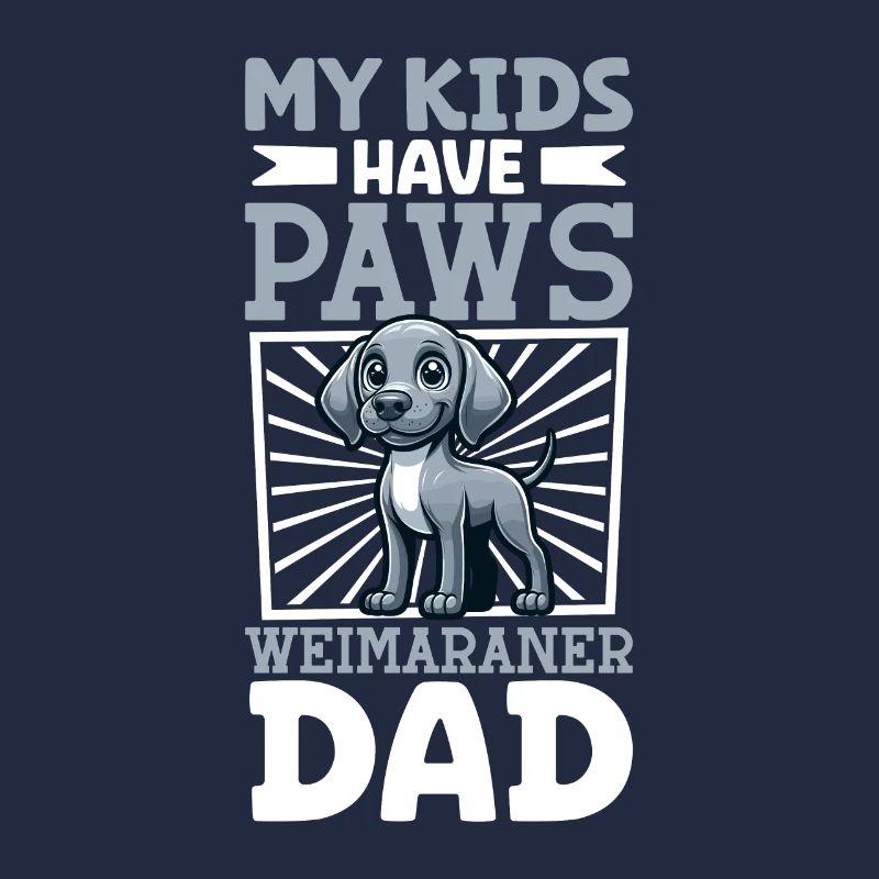 Weimaraner Papa