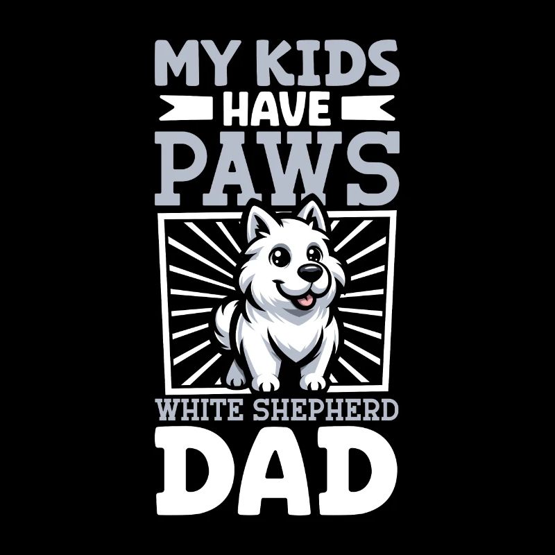 Weißer Schäferhund Papa