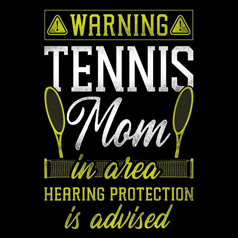 Funny Tennis Player Racket Mom