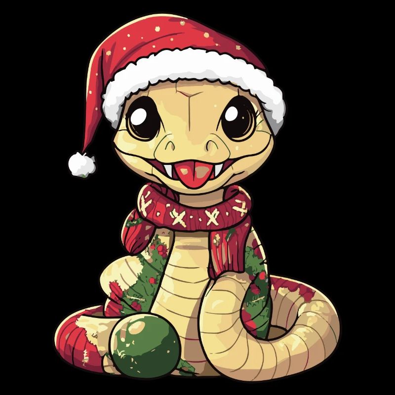 Schlange Kobra Weihnachten