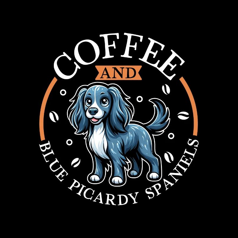 Café et Epagneul Bleu de Picardie