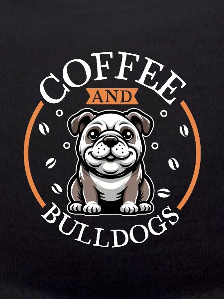 Kaffee und Bulldogge