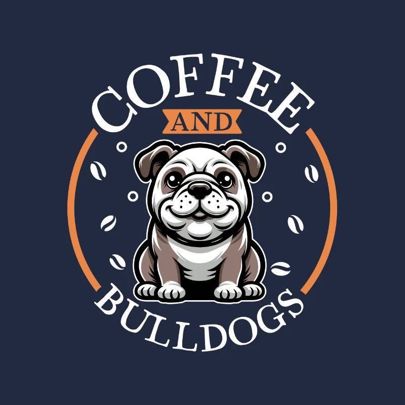 Café et bouledogue