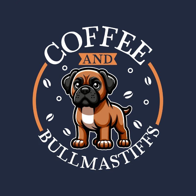 Kaffee und Bullmastiff